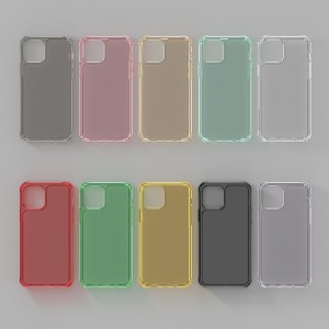 Voor iphone 12 case, hot sals 2mm shockproof armor transparant clear tpu telefoon case voor iphone se tot 11 12 pro max 2020 case soft