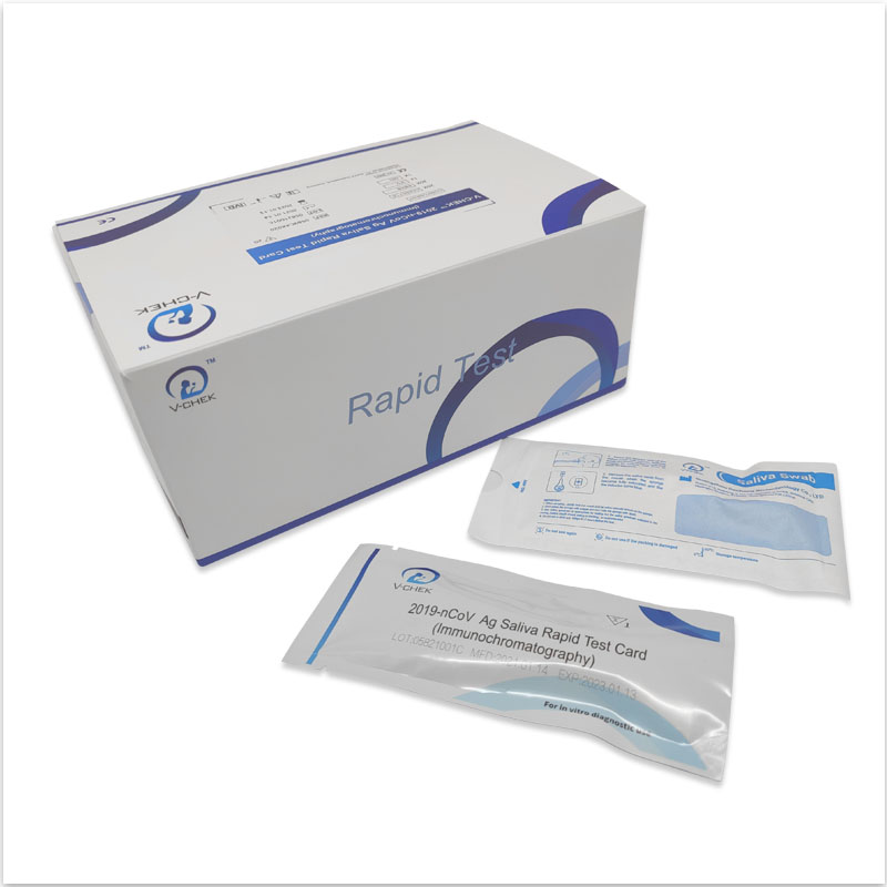 V-CHEKde-8482;2019-nCoV Ag Saliva Rapid Testkaart (Immunochromatografie)