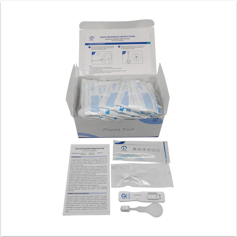 V-CHEKhet blad;2019-nCoV Ag Rapid Test Kit.