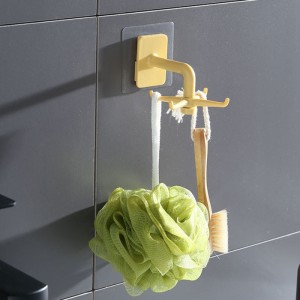 JASON Keuken draaibare haak gat-gratisnon-trace opslag multifunctionele badkamer haak