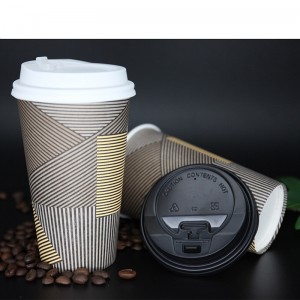 Wegwerp enkelwandige papieren koffiekop
