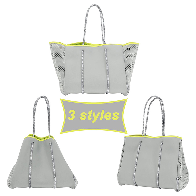 2021 Witte Camo Neopreen Beach Bag Neopreen Tote Bag Beach Tote
