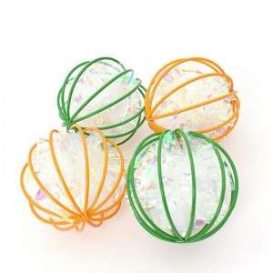 Uitgeholde kleurrijke ijzeren belbal