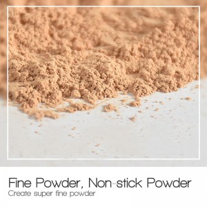 Waterdichte doorschijnende olie controle settin los poeder