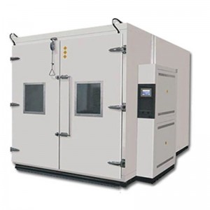 Loop in constante temperatuur en vochtigheidstestkamer