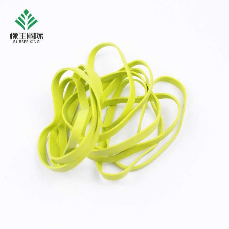 Fabrikant aangepaste kleur hoge elasticiteit en hoge veerkracht waterdichte en slijtvaste rubberen band