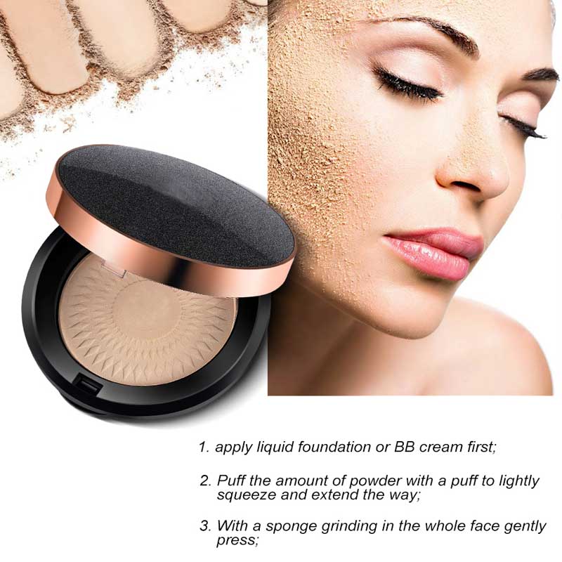 Aangepaste cosmetische make-up compact geperst poeder