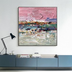 Canvas frame abstractenieuwe ontwerp handgeschilderde home decor foto foto vloer schilderij