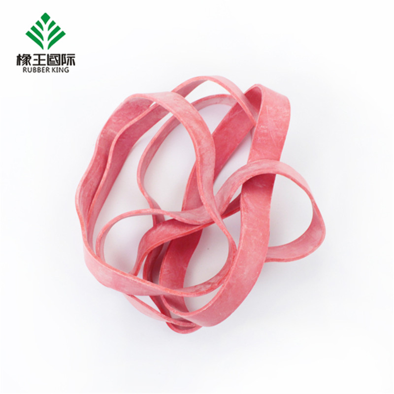Rubberen band Fabrikant Aangepaste kleur Hoge elasticiteit Anti-aging Breeded Rubber Band