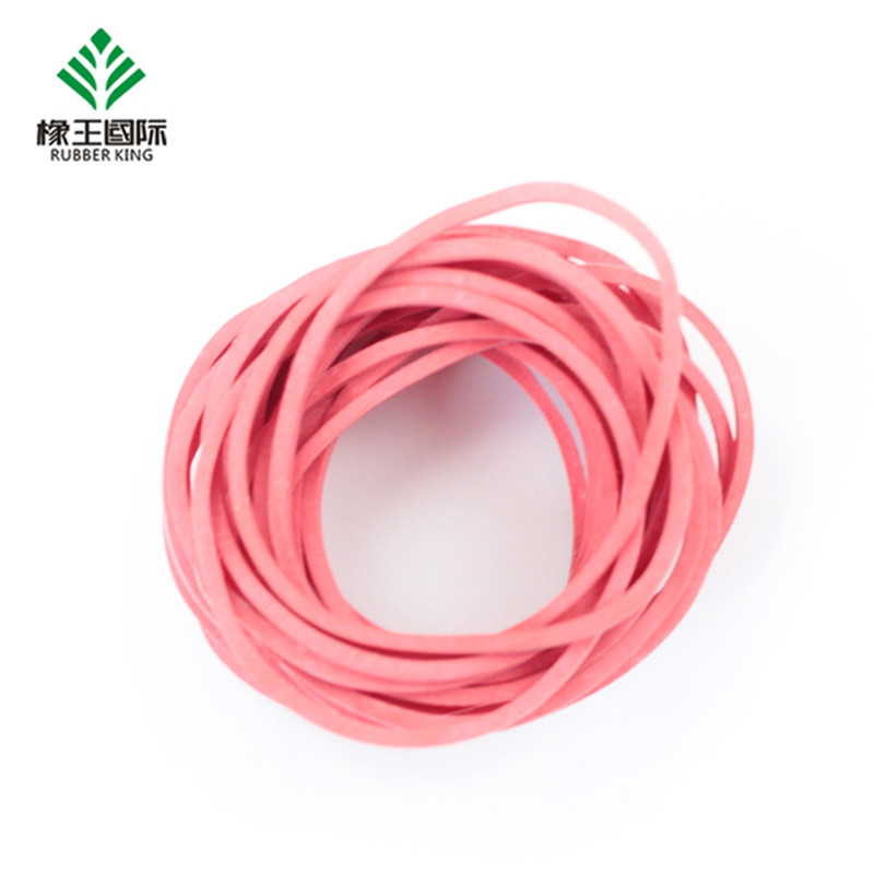 Rubberen band Fabrikant Aangepaste kleur Hoge elasticiteit Anti-aging Breeded Rubber Band