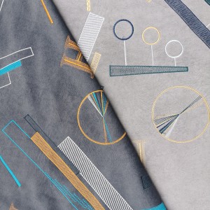 Geborduurde flanellen doek BNT6868