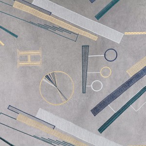 Geborduurde flanellen doek BNT6868