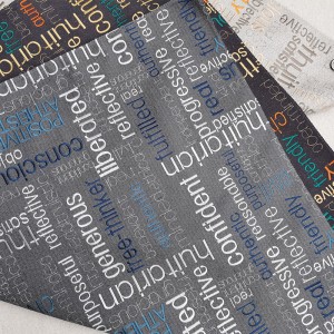 Geborduurde katoenen linnen stof BNT6863