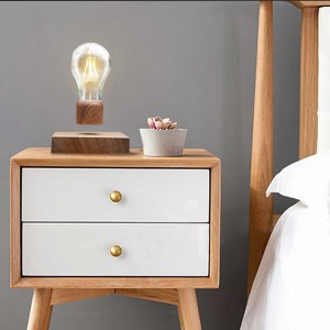 Magnetische levitatie gloeilamp touch schakelaar drijvendenacht licht creatieve cadeau thuis kantoor decoraties