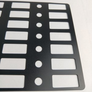 0.25 Isolerende blad Vlamvertragende PC-pakking zwart Gemakkelijk te buigen Verwerking Groothandel