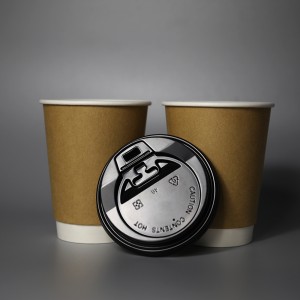 350 ml PE/PLA voering Dubbelwandpapier Cup 12 OZ-KRAFT