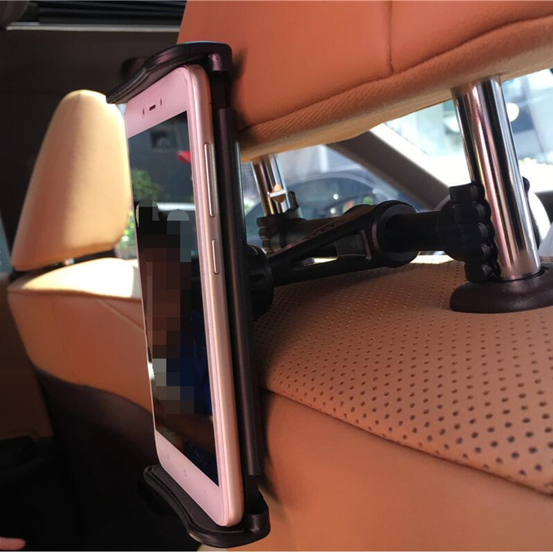 Backseat auto mobiele houder auto achter zitting telefoon tablet mount voor iphone 7 8 x iPad Samsung S8 hoofdsteun tablethouder