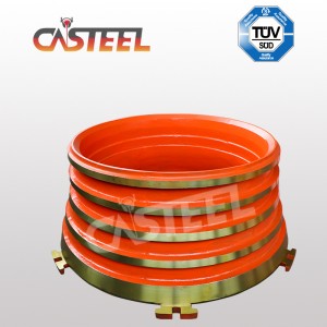 Crusher-onderdelen voor steengroeve en aggregaten-industrie