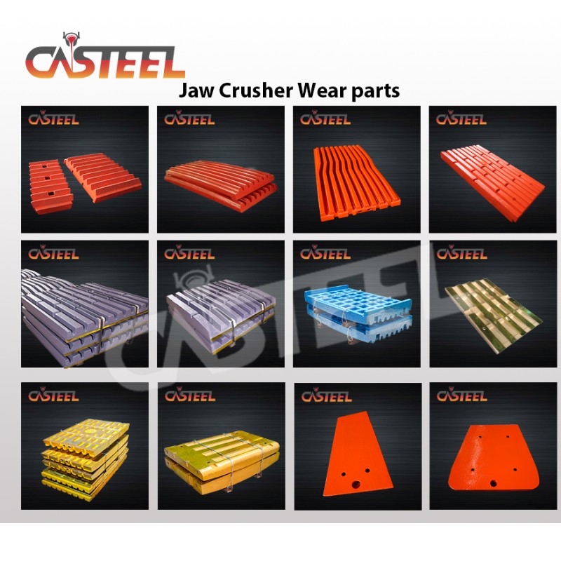 Crusher-onderdelen voor het bouwen van afval en asfalt recycling