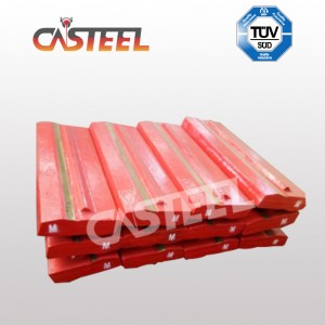 Rubberen Master RM50, RM60, RM80, RM120 Impact Crusher Bars, blaasbars Hoge chroom, Matensiet en keramische inserts