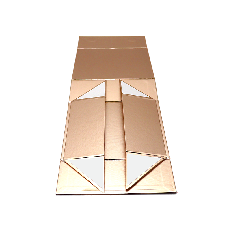 Eco Recyclebare Custom Kleurrijke Gedrukte Rose Golden Luxe Roze Grote Vouwen Magnetische Verpakkingsdoos