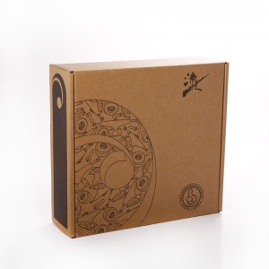 Aangepaste recyclebare papiermateriaal post mailer box verpakking