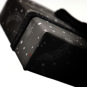 gebrek kleur boog lint deksel en basis geschenk papier dozen voor verpakking chocolade