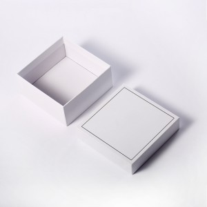 Aangepaste eco vriendelijke kaart bord geschenkdoos papier sieraden verpakking doos met logo