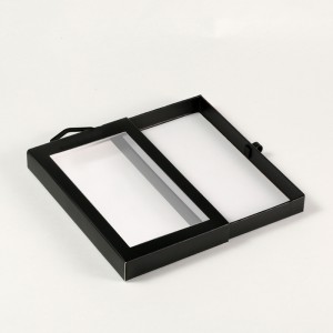 Aangepaste Rechthoek Gift Verpakkingsvenster Box voor telefooncase-accessoires