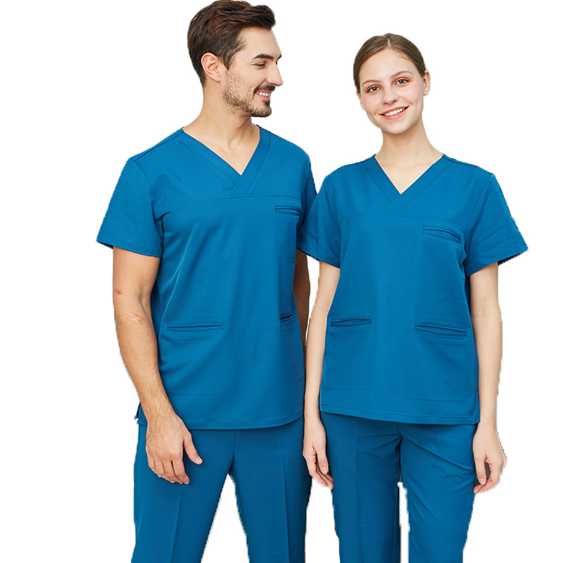 Hoge kwaliteit 4-weg stretch verpleegster scrub sets spandex uniform groothandel