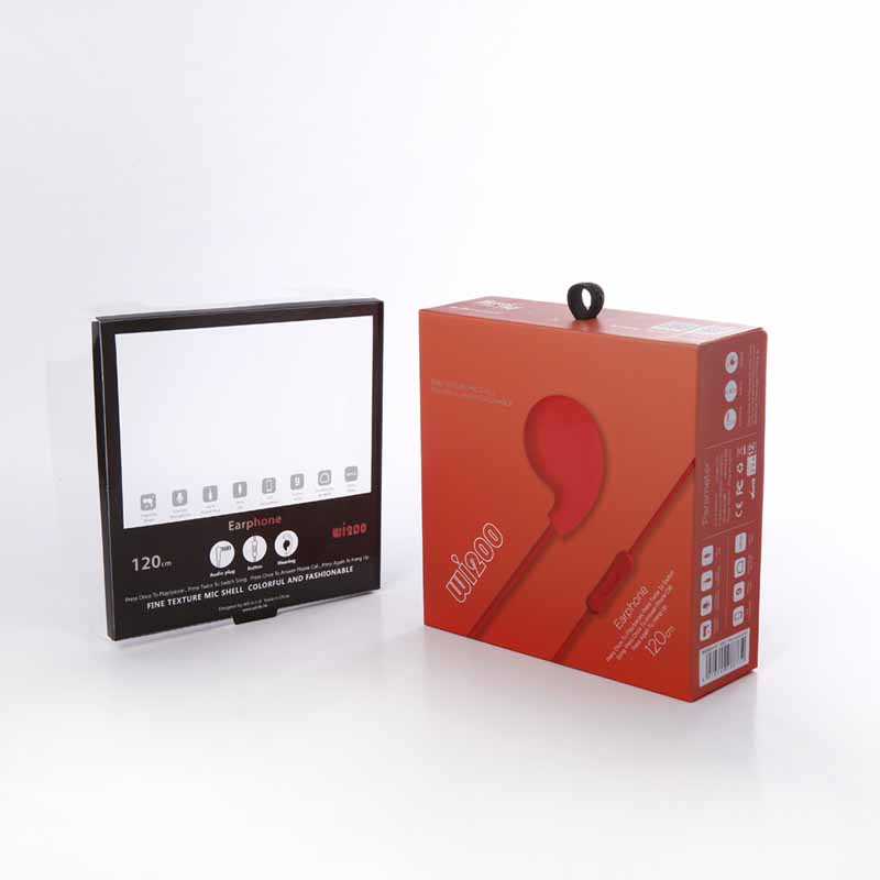 Nieuwe ontwerp-ID en Base Square Packaging Box voor gebruikte telefoonaccessoires