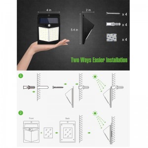 Wandlampen op zonne-energie