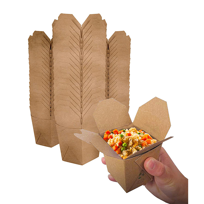 Wegwerp voedsel verpakkingsdozen
