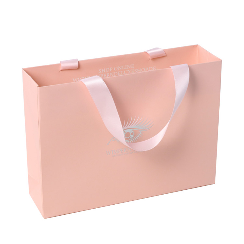 Aangepaste touw hanteren boodschappentassen kleding verpakking tassen