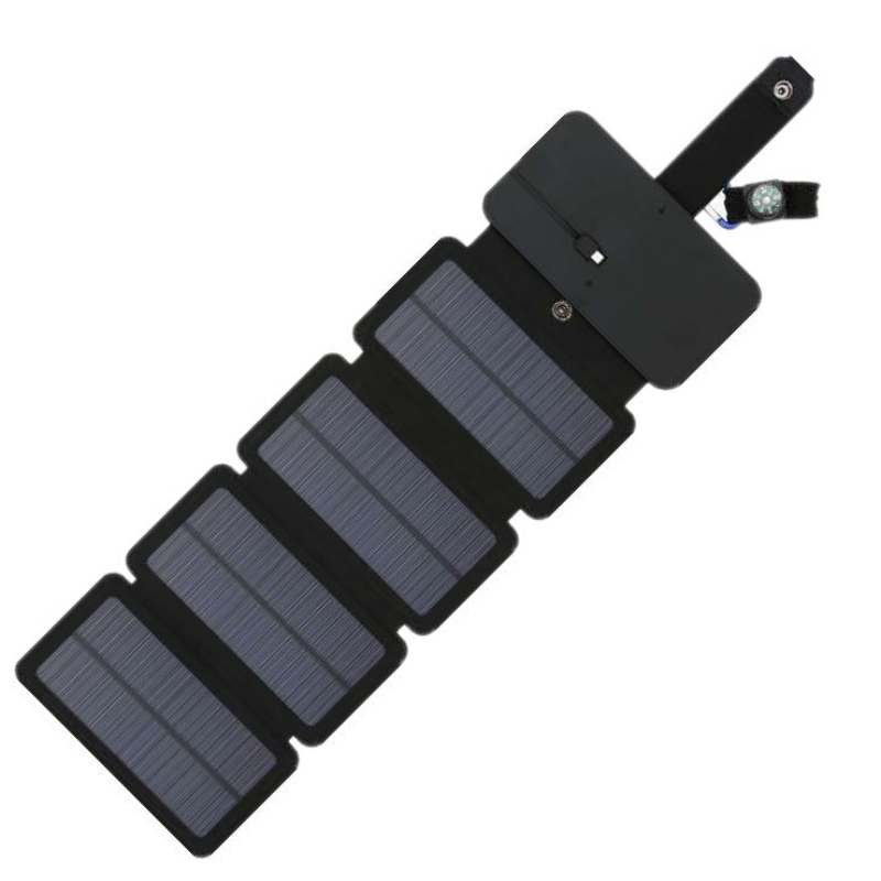 5W Waterdichte Draagbare Opvouwbare Outdoor Solar Panel Powered Bag met USB-oplader