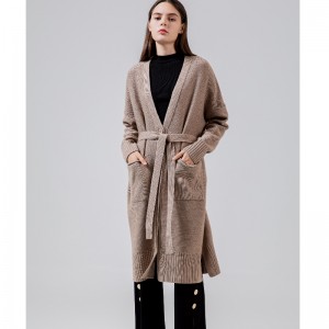 Losse, stijlvolle en casual Australian Wool Cardigan65005#