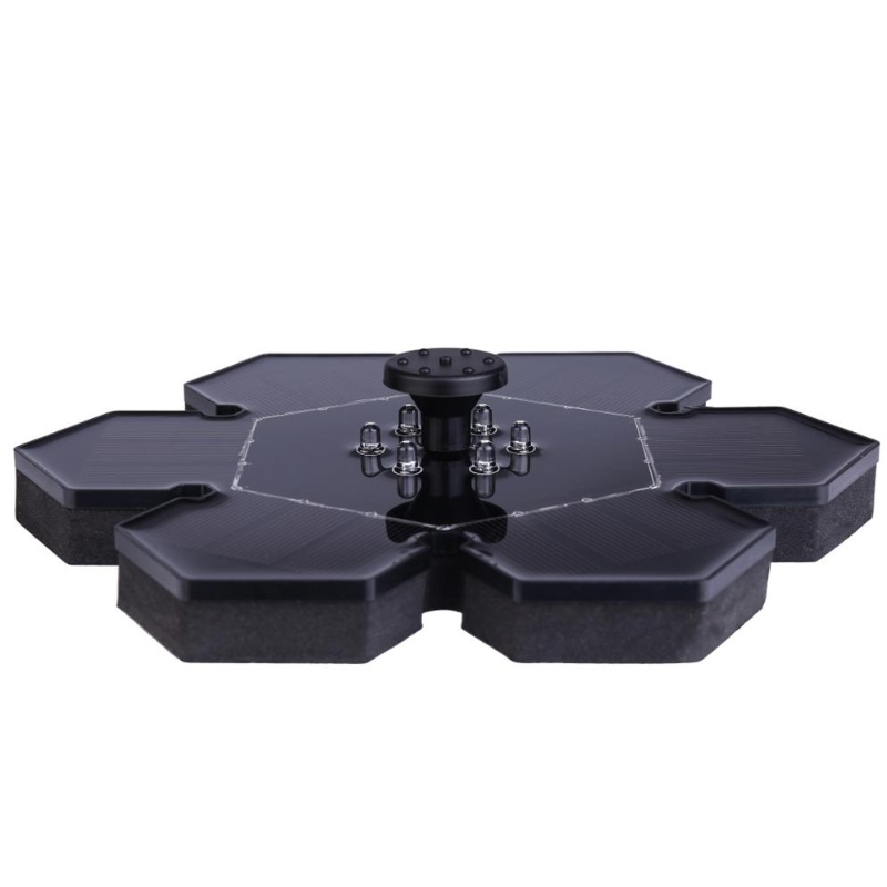 Solar Powered Outdoor Landscape Water Fountain Pump Kit met LED-lichten/Solar Panel