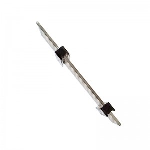 2.54mm 1x7P 180 ° DIP Single Row Dubbele Plastic PIN-kopbal 3mm-13mm-6mm