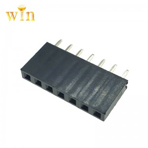 1x7p 180 ° Verticale DIP PIN-header Vrouwelijke socket H8.5mm