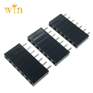 1x7p 180 ° Verticale DIP PIN-header Vrouwelijke socket H8.5mm