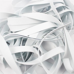 Fabriek groothandel witte badpak rubberen riemen masker oor riemen elastische riemen