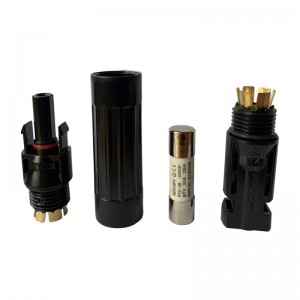 PV FUSE-connector 10A 15A 20A 30A 1000V DC MANNELIJKE NAAR VROUWELIJKE ZONNER PANEEL Connector In-Line Fuse Waterdichte Houder Break Protection