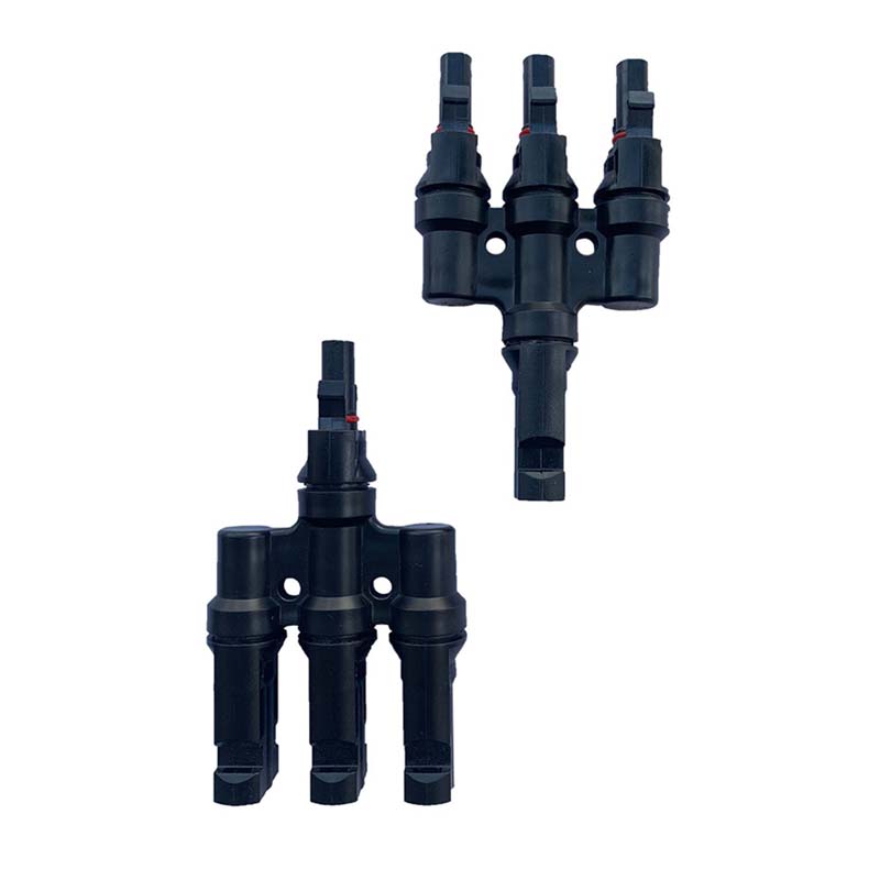 3 in 1 Sloar Multi Branch Photovoltaic Connector voor zonnepaneel Parallel Connect Branch Two PV Module Panel Solar System