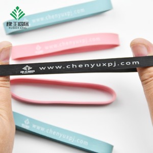 Bronfabrikanten op maat gemaakte rubberen bands reclame rubberen bands