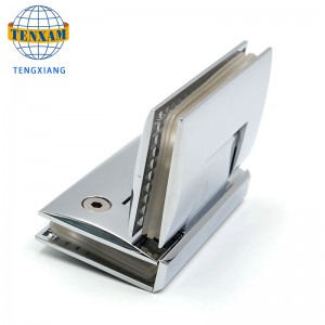 Zinklegering/stainless staal 135 graden douche scharnier voor douchekamer glazen deur clip