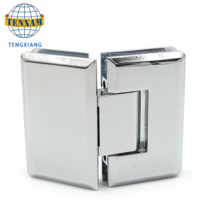 135 graden zinklegering scharnier badkamer clip douchedeur fixing clip glazen deur douchekamer hardware accessoires