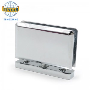 China Leverancier Goedkope Verkoop Guangdong Jinli Hardware Poolse Messing Glass Scharnier Open 90 Graden Scharnier