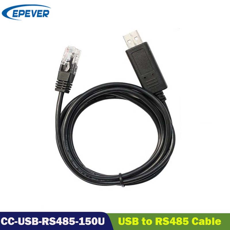 Epever Communicatiekabel CC-USB-RS485-150U USBnaar PC RS485 voor Epever Epsolar Tracer Een Tracer BN Triron Xtra Series MPPT SOLA