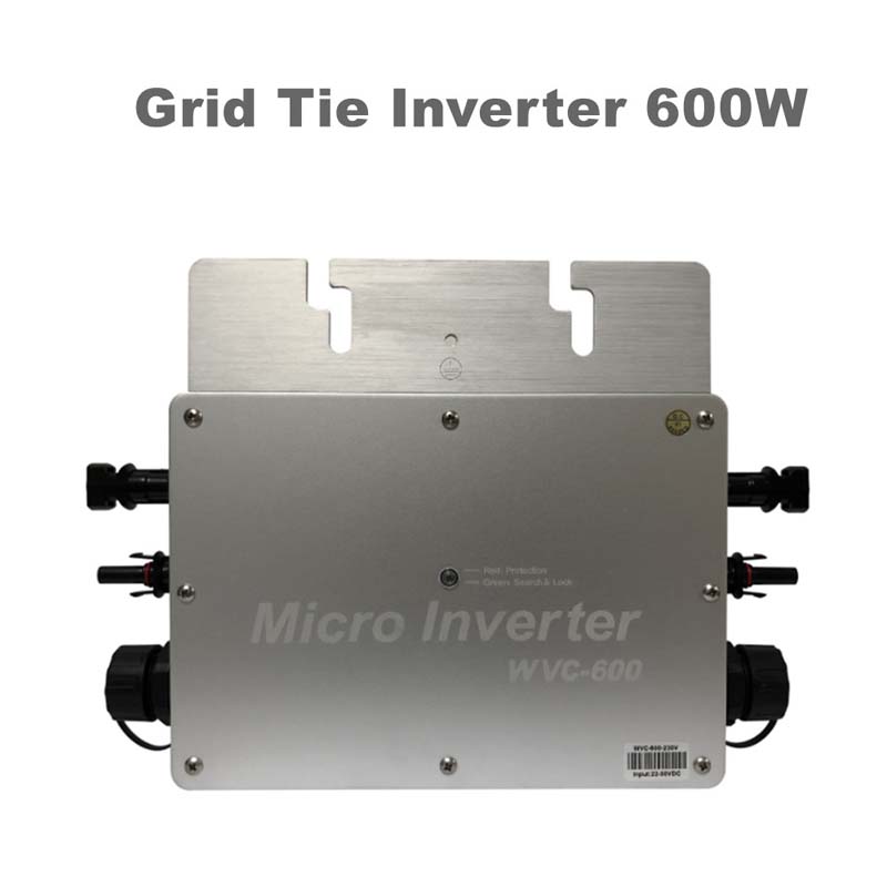600W Pure Sinus Golf Grid Tie Inverter Waterdichte IP65 Micro Inverter 22-50VDC 190-260VAC voor Solar System MPPT