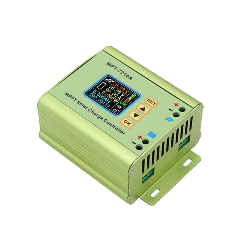 MPT7210A MPPT LCD Solar Panel Charge Controller Aluminiumlegering Zonne-regulator voor Lipo Batterij Output 600W 24V 36V 48V 60V 72V